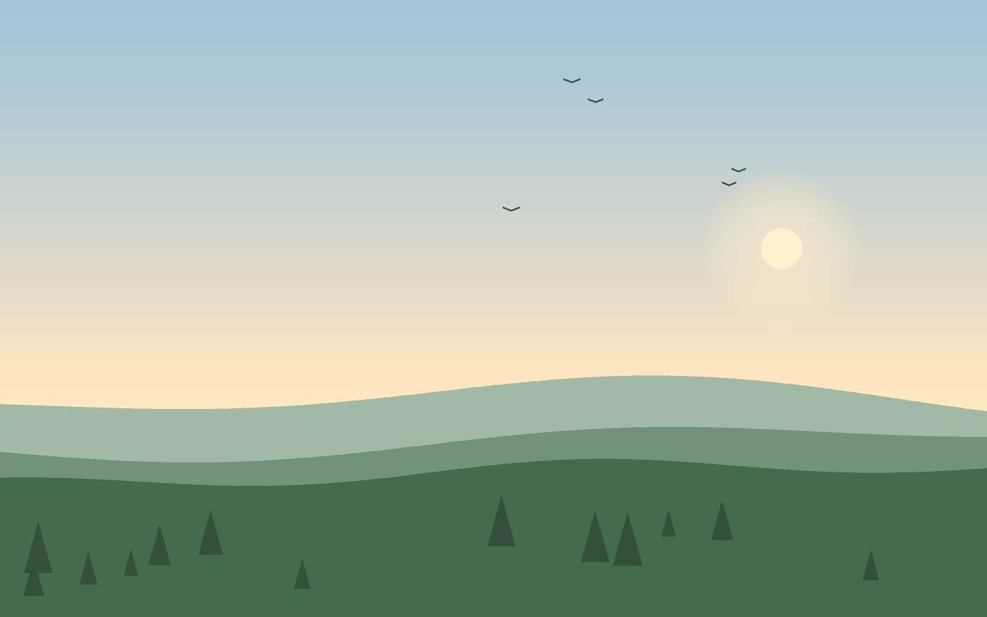 Landschaftsillustration