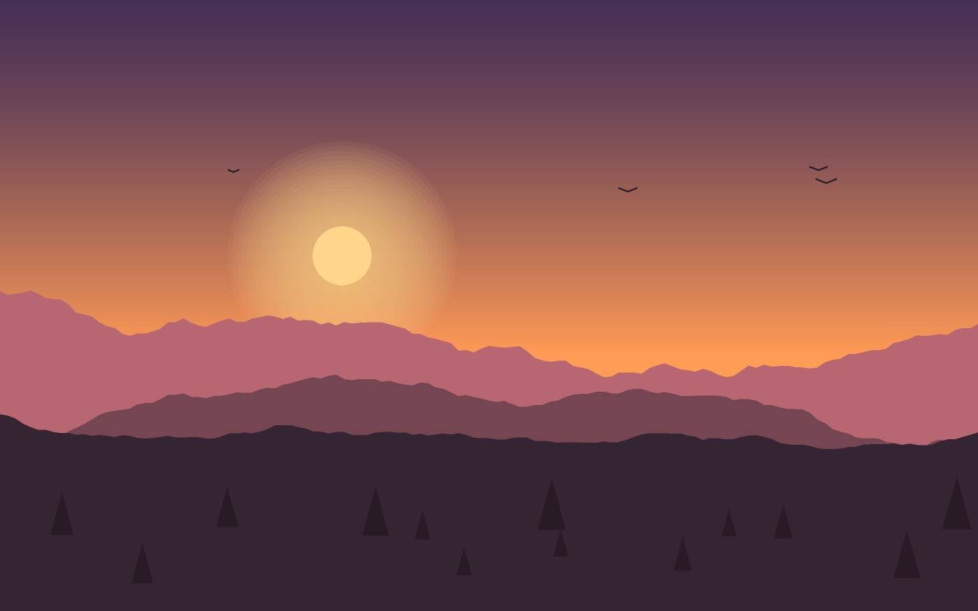 Landschaftsillustration