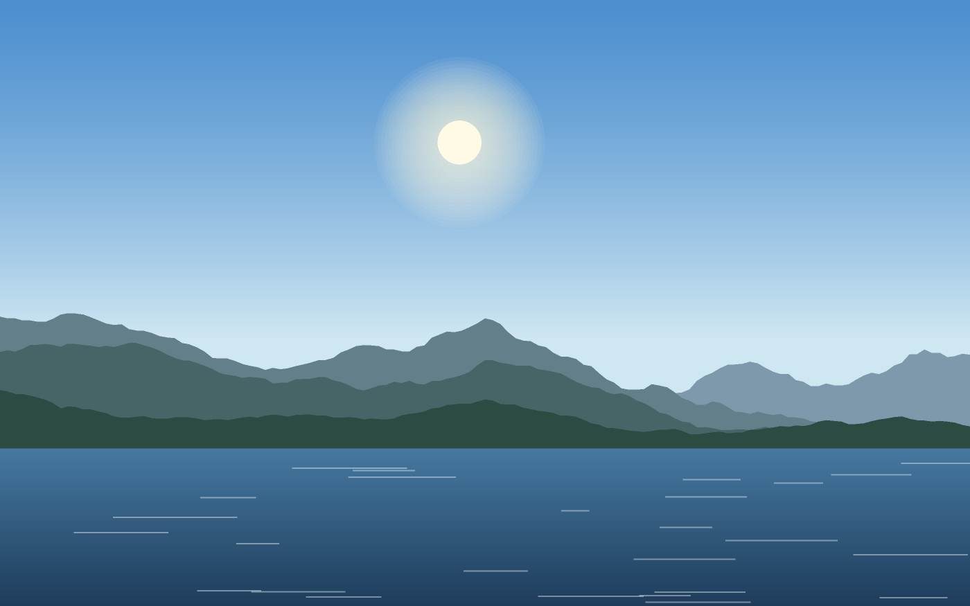 Landschapsillustratie