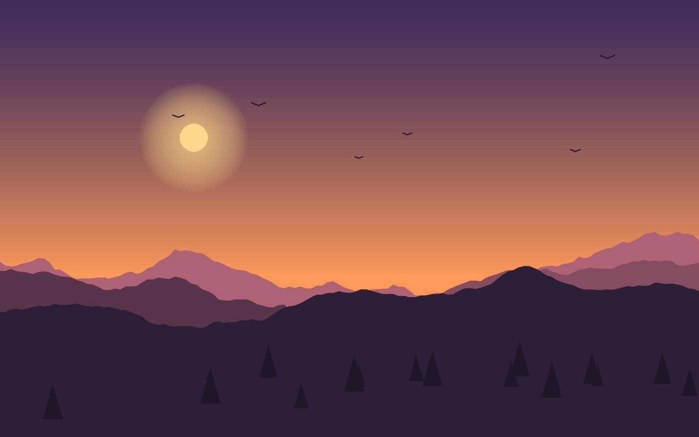 Landschaftsillustration