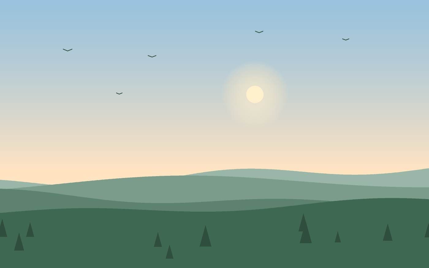 Ilustrace krajiny