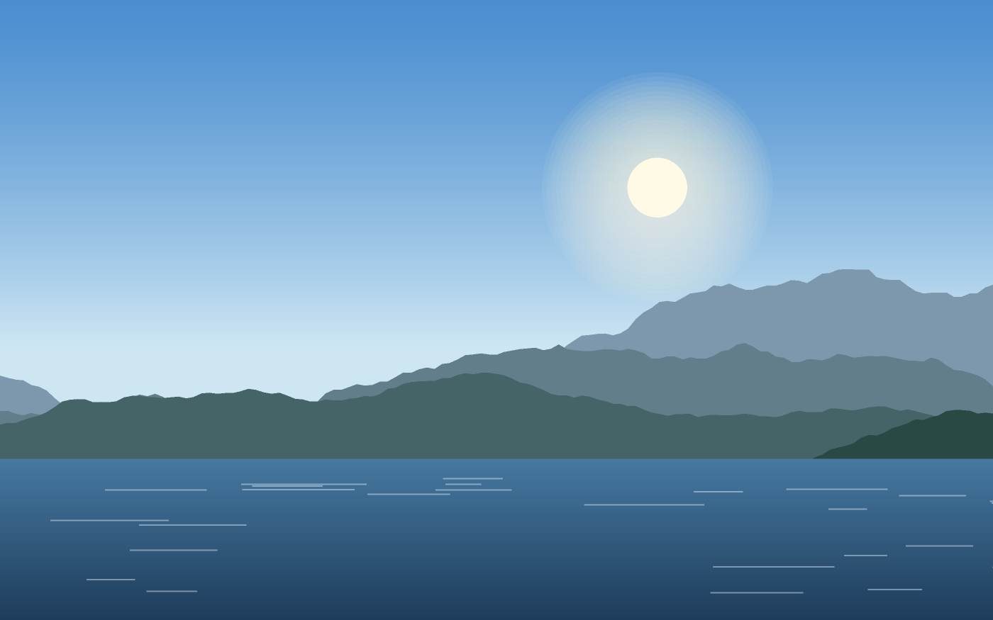 Landschaftsillustration