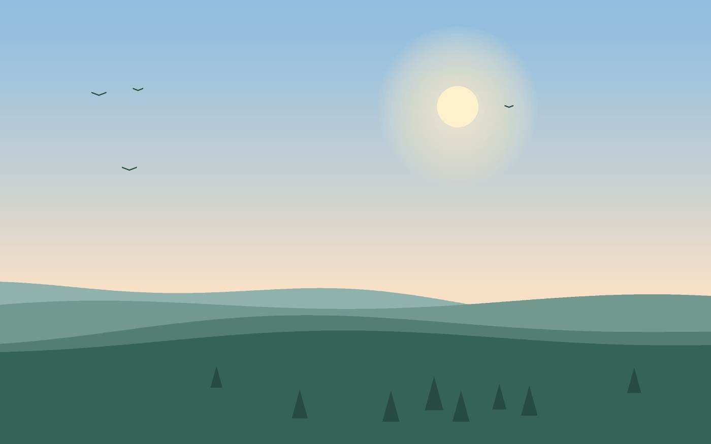 Landschaftsillustration