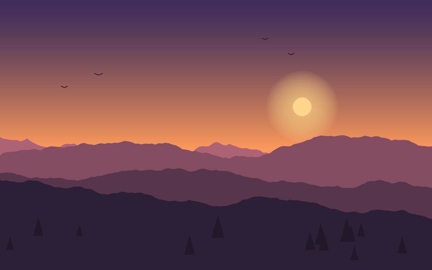 Illustration de paysage