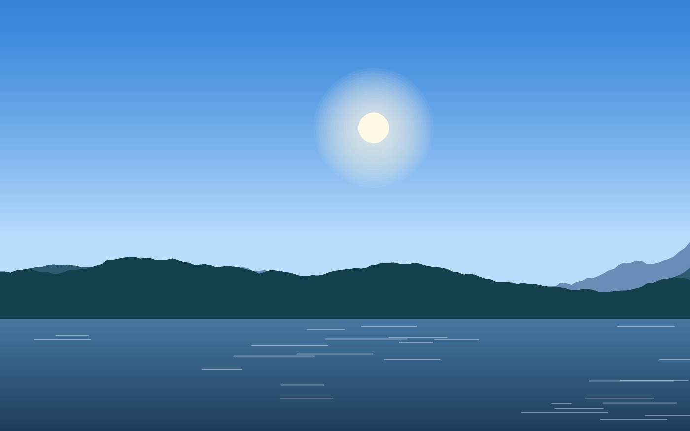 Illustrazione di un paesaggio