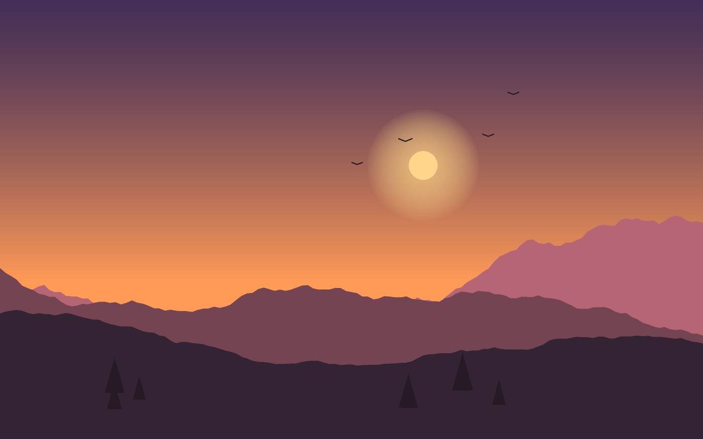 Landschapsillustratie