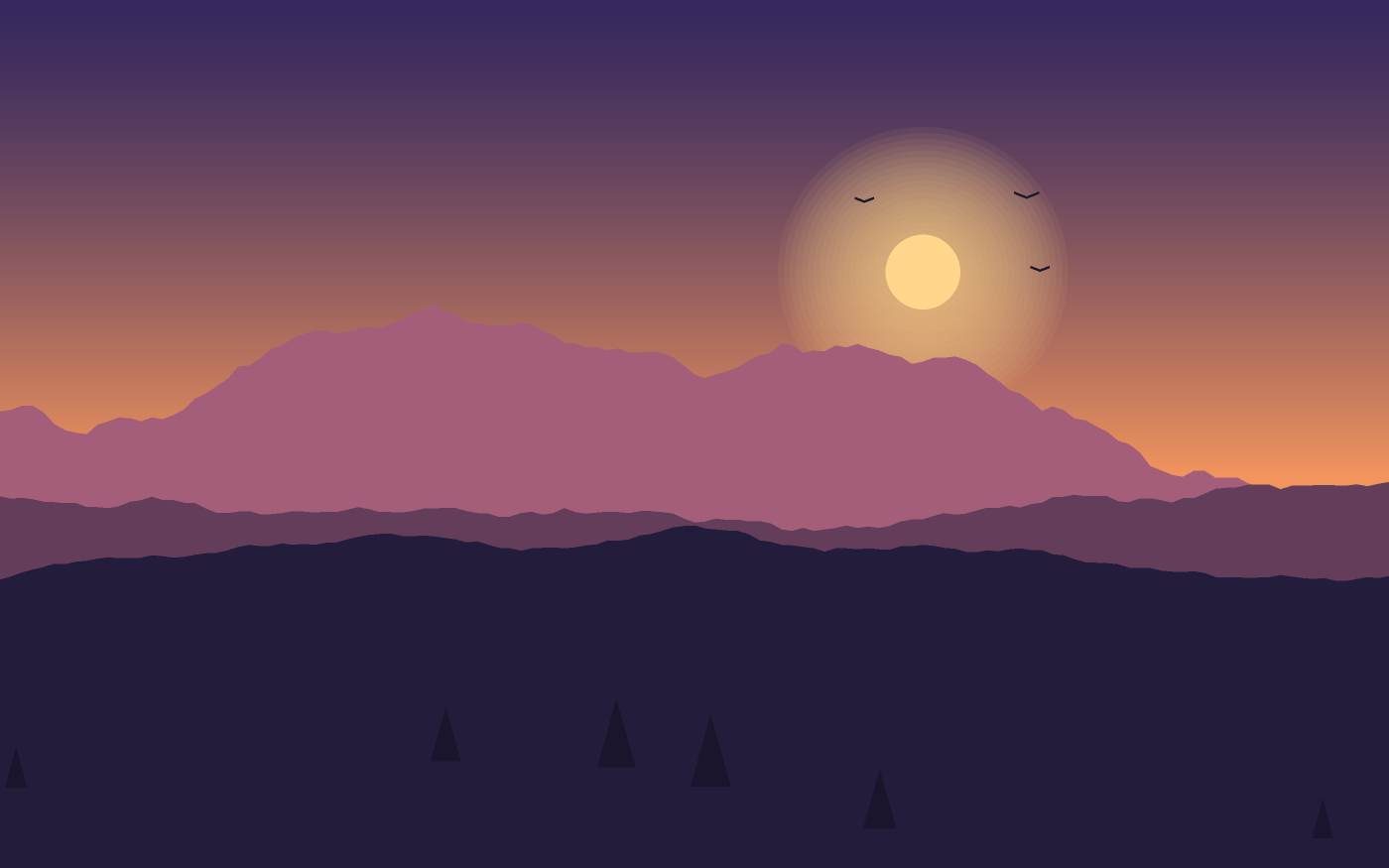 Ilustracja krajobrazu