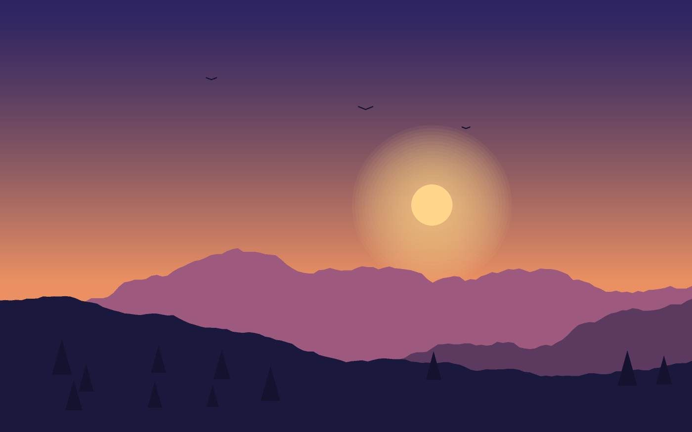 Landskapsillustration